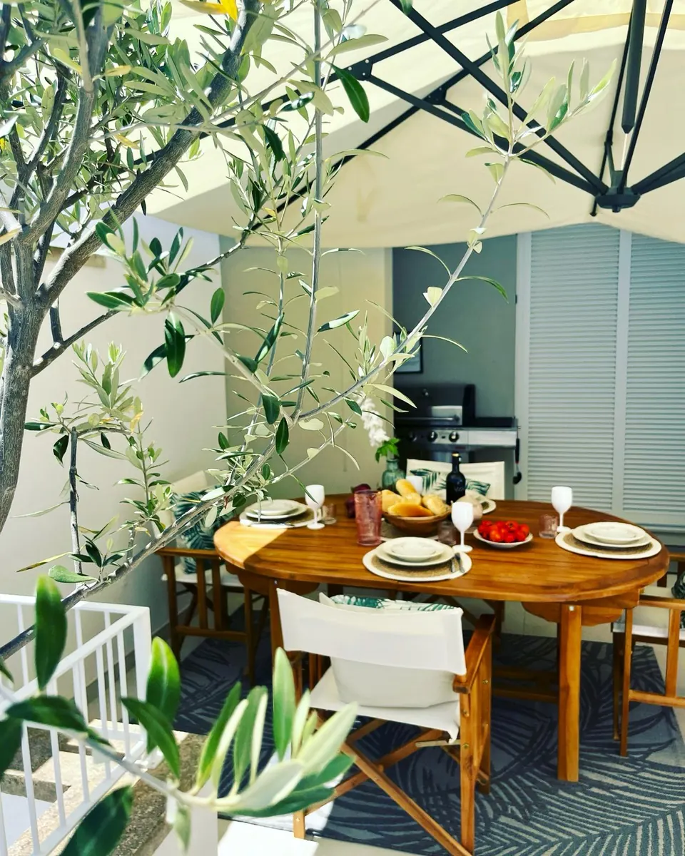 Dining area on the terrace